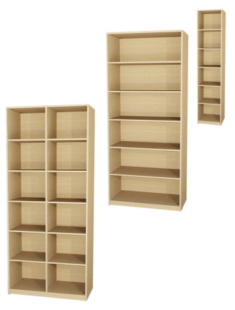 Schrankregal 2x5 Böden HxBxT 230x90x40 cm, Schrankregal, Schrankregale