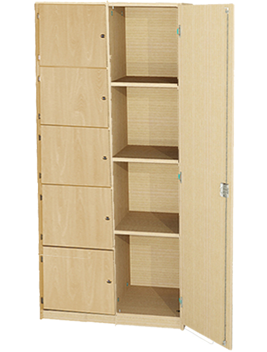 Akten-Schließfachschrank, Akten und Fächerschrank, Lehrerzimmerschrank