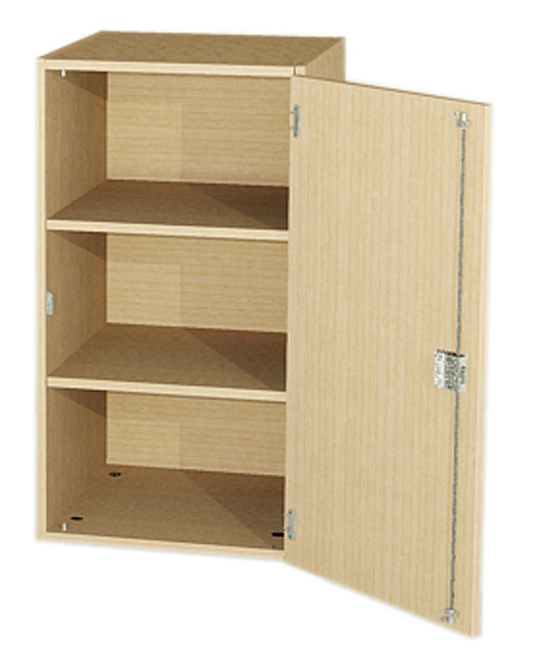 Aufsatzschrank Flügeltür 2 Böden HxBxT 92x54x50cm, Halbschrank
