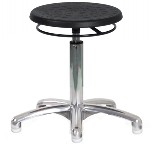 Drehhocker mit PU-Sitzplatte, Hocker mit PU-Sitz, Drehhocker kaufen