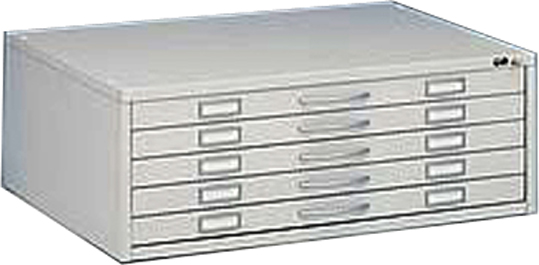 Planschrank DIN A0, Flachablageschrank, Papierschrank, Planschrank