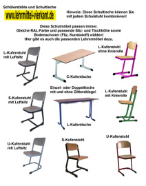 Stillarbeitstisch, Schulmöbel kaufen, Schülertisch, Schulmöbel für