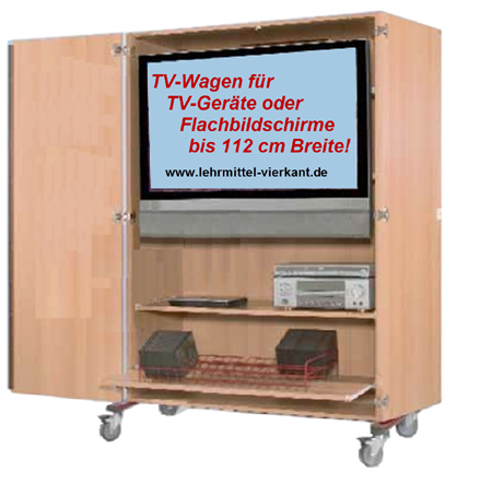 TV-Wagen, Fernsehwagen, Display-Wagne, Monitorwagen